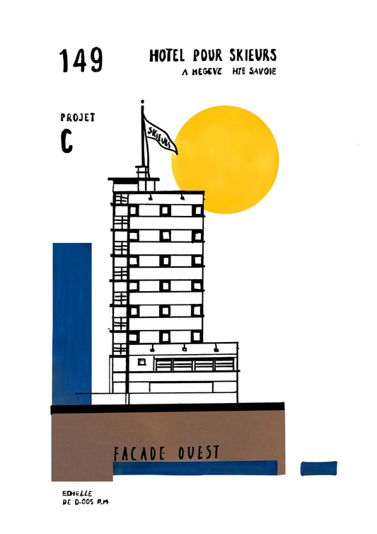 Hôtel pour skieurs West Facade